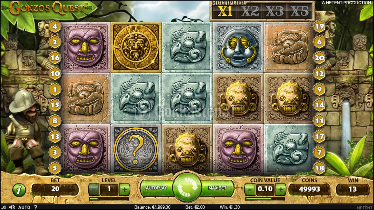 Gonzo’s Quest screenshot