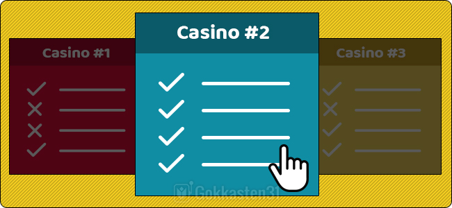 kies een no account casino